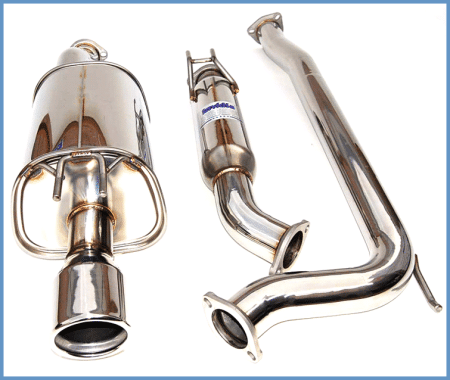 Invidia - Invidia 06+ Civic Si 2dr ONLY Q300 Rolled Stainless Steel Tip Exhaust