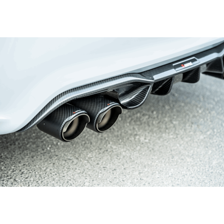 Akrapovic - Akrapovic 2018+ BMW M2 Competition/M2 CS (F87N) Slip-On Line (Titanium) w/Carbon Fiber Tips