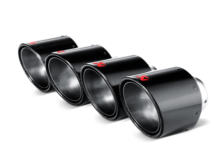 Akrapovic - Akrapovic 06-13 Chevrolet Corvette ZO6/ZR1 (C6) Tail Pipe Set (Carbon 125 mm)