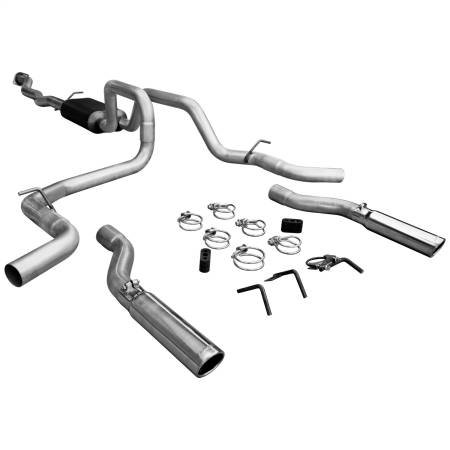 Flowmaster - Flowmaster 04-06 Gm Truck American Thunder Cat-Back Exhaust System - Dual Rear/Side Exit