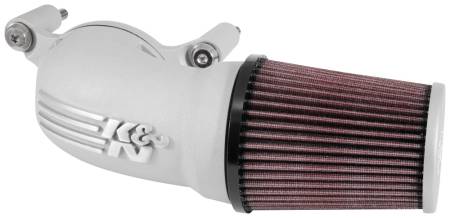 K&N - K&N 01-17 Harley Davidson Softail / Dyna FI Performance Air Intake System Silver