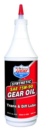 Lucas Oil - Lucas Gear Oil - Transmission and Differential - 75W90 - Synthetic - 1 qt - Each