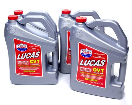 Lucas Oil - Lucas Transmission Fluid - Multi-Vehicle - CVT - Conventional - 1 gal - Set of 4