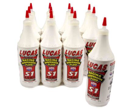 Lucas Oil - Lucas Synthetic S1 Suspension Oil 2.5 WT 12x1 Qt