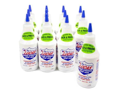 Lucas Oil - Lucas Power Steering Fluid - Stop Leak - 12.00 oz - Set of 12