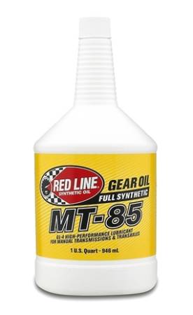 Red Line Synthetic Oil - Red Line Oil MT-85 75W85 Manual Transmission Gear Oil GL-4 1 Quart - Case of 12