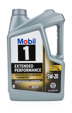 Mobil 1 - Mobil 1 Motor Oil - Extended Performance - 5W20 - Synthetic - 5 qt - Each