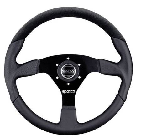 Sparco - Sparco Steering Wheel L505 Lap 5 Blk/Blk/Blk