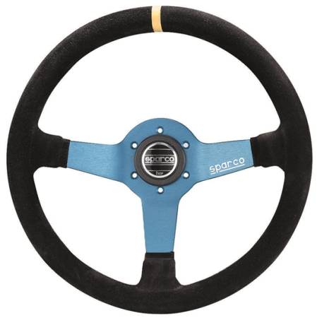 Sparco - Sparco Steering Wheel Monza L550 Suede Blk/Bl