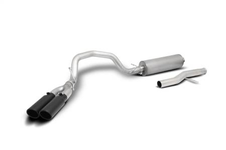 Gibson Performance Exhaust - Gibson 21-22 Yukon/ Tahoe 5.3L Black Elite Cat-Back Dual Sport Exhaust System - Stainless