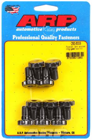 ARP - ARP Ford 8.8" & 9", 7/16" diameter, 3/4" socket ring gear bolt kit 250-3003