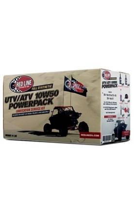 Red Line Synthetic Oil - Red Line Oil Powersport Motor Oil UTV/ATV 10W50 Powerpack Kit