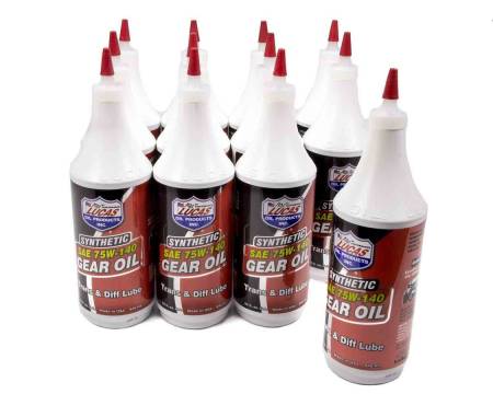 Lucas Oil - Lucas Synthetic 75w140 Trans/ Diff Lube 12x1 Qt