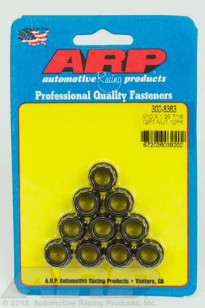 ARP - ARP M10 x 1.25 12pt nut kit 300-8363