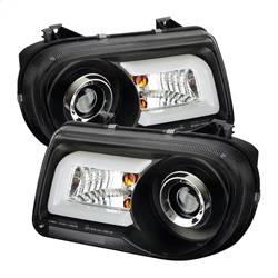 Spyder Auto - Spyder Chrysler 300C 05-10 Projector Headlights LED DRL Black High/Low H7 PRO-YD-C300C-DRL-BK