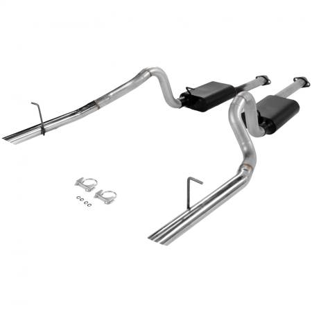 Flowmaster - Flowmaster 94-97 Mustang American Thunder Cat-Back Exhaust System - Dual Rear Exit