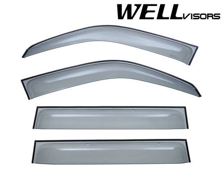 WellVisors - WellVisors Side Window Deflectors Lexus LX470 98-07 Premium Series