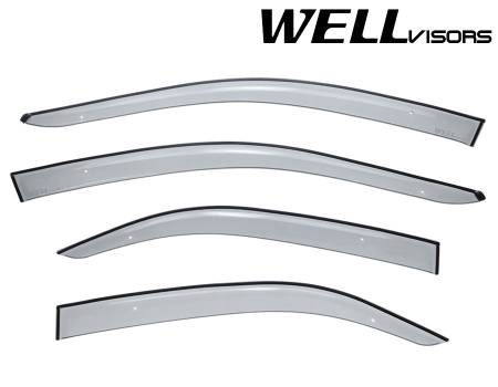 WellVisors - WellVisors Side Window Deflectors Toyota Camry 02-06 Premium Series