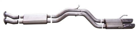 Gibson Performance Exhaust - Gibson 06-10 Jeep Grand Cherokee SRT8 6.1L 3in Cat-Back Dual Exhaust - Aluminized