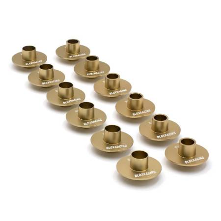 BLOX Racing - BLOX Racing Subframe Hard Collar Kit for All S2000 - Front and Rear total 12 Pieces (Gold)