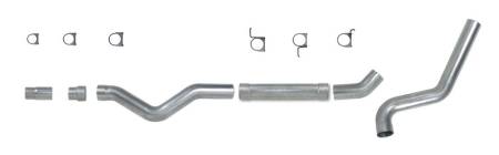 Diamond Eye Performance - Diamond Eye Exhaust System Kit, 2006-2007.5 Chevy/Gmc 6.6L Duramax 2500/3500 (All Cab And Bed Lengths) 5In. Alum