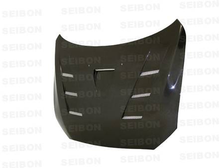 Seibon Carbon - Seibon TS-style carbon fiber hood for 2008-2012 Mitsubishi Lancer EVO X