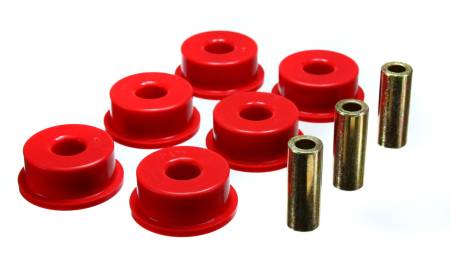 Energy Suspension - Energy Suspension 10 Chevy Camaro Red Rear Differential Carrier Bushing Set