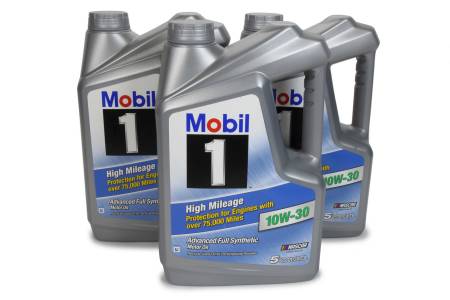 Mobil 1 - Mobil 1 Motor Oil - High Mileage - 0W30 - Synthetic - 5 qt - Set of 3