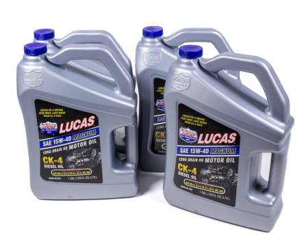 Lucas Oil - Lucas SAE 15W40 Diesel Oil Case 4 x 1 Gallon 10287-4