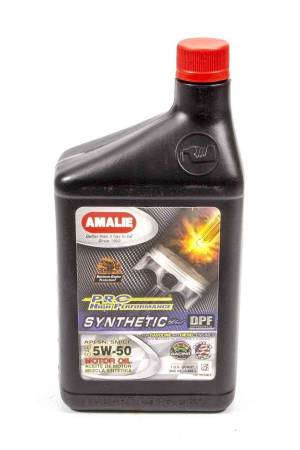 Amalie Motor Oil - Amalie Motor Oil - Pro High Performance - 5W50 - Semi-Synthetic - 1 qt - Each