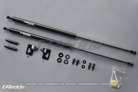 GReddy - GReddy 00-09 Honda S200 AP1/AP2 Engine Hood Lifter Kit (Designed for OEM weight hoods.)