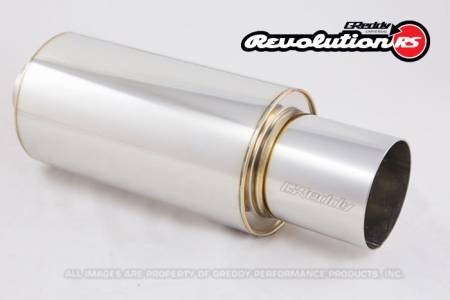 GReddy - GReddy 3.0in Universal Revolution Muffler