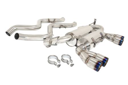 Megan Racing - Megan Racing Supremo Exhaust System: BMW E90 M3 4 DR 2008-11 Burnt Roll Tips