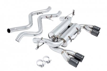 Megan Racing - Megan Racing Supremo Exhaust System: BMW E92 M3 2008-13 Black Chrome Roll Tip