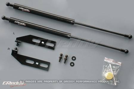 GReddy - GReddy 93-96 Mazda RX7 FD3S Engine Hood Lifter Kit (Designed for OEM weight hoods)