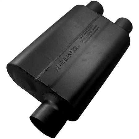 Flowmaster - Flowmaster Universal 40 Delta Flow Muffler - 3.00 Offset In / 2.50 Dual Out