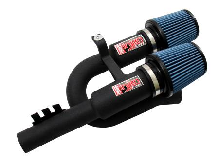 Injen - Injen 07-09 335i E92 / 08-09 135i E82 3.0L L6 Twin intake Wrinkle Black Short Ram Intake