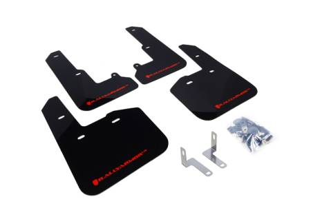 Rally Armor - Rally Armor 2015 Subaru Legacy UR Black Mud Flap w/ Red Logo