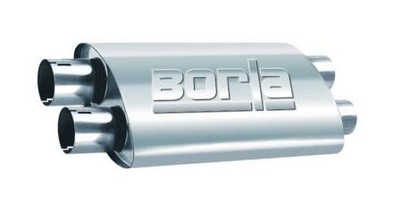 Borla - Borla 2.25in Dual In/Out 19in x 9.5in x 4in Turbo XL Muffler