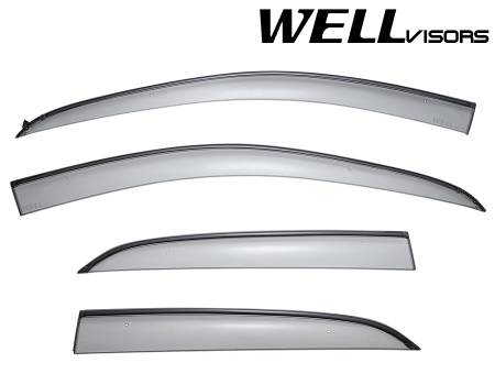 WellVisors - WellVisors Side Window Deflectors Buick Encore 13-20 With Black Trim