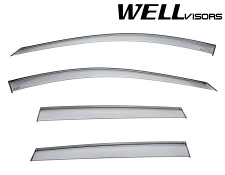 WellVisors - WellVisors Side Window Deflectors Buick Envision 16-20 With Black Trim