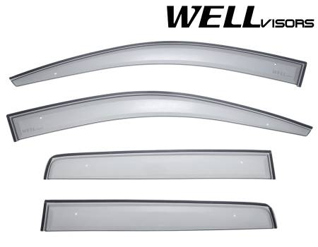 WellVisors - WellVisors Side Window Deflectors Jeep Compass 07-16 Premium Series