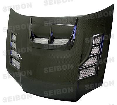 Seibon Carbon - Seibon CW-style carbon fiber hood for 2004-2005 Subaru Impreza/WRX/Sti