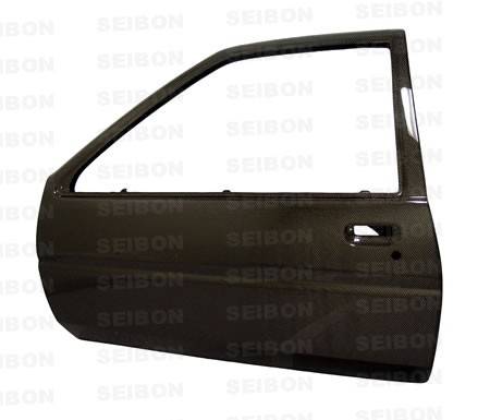 Seibon Carbon - Seibon OEM-style carbon fiber doors for 1984-1987 Toyota Corolla AE86 *OFF ROAD USE ONLY! (pair)