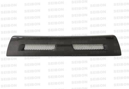 Seibon Carbon - Seibon S-style carbon fiber front grille for 2008-2012 Mitsubishi Lancer EVO X