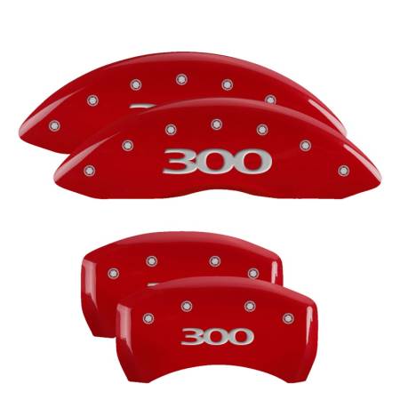 MGP Caliper Covers - MGP Caliper Covers Red finish, Silver 300 (Pre-2017) for 2011-2019 Chrysler 300