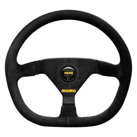 Momo - Momo MOD88 Steering Wheel 320 mm -  Black Suede/Black Spokes