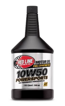 Red Line Synthetic Oil - Red Line Oil 10W50 Synthetic Powersports Oil - Case of 12