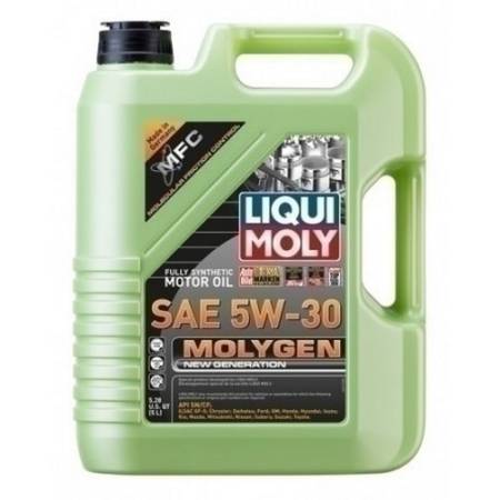 Liqui Moly - Liqui Moly MOTOR OIL: Molygen New Generation 5W-30 5.000 Liter - Case of 4