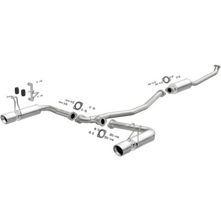 MagnaFlow Exhaust Products - MagnaFlow 16-18 Honda Civic L4 2.0L Street Series Cat-Back Exhaust w/ Polished Tips